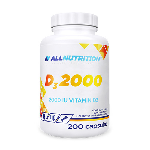 Vitamina D3, 2000 IU, 200 capsule molli