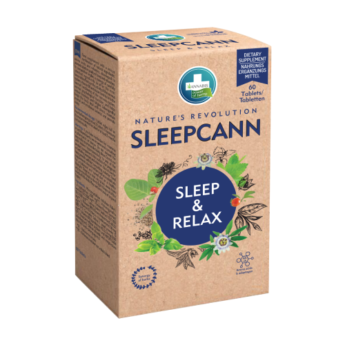 Sleepcann – compresse per dormire e calmarsi, 60 compresse