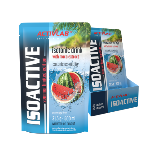 Isoactive bevanda isotonica – anguria, 20 x 31,5 g