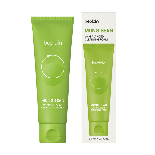 Schiuma detergente viso – con estratto di fagiolo mungo, 80 ml