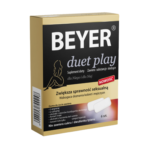 Duet Play - gomme da masticare per coppie, 6 gomme da masticare