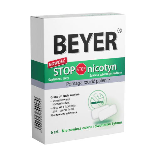 Stop Nicotine - gomme da masticare, 6 gomme da masticare