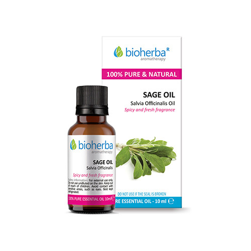 Olio essenziale di salvia, 10 ml
