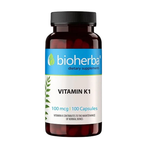 Vitamina K1 100 µg, 100 capsule