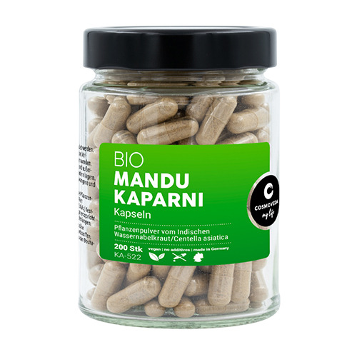 Mandukaparni BIO (Gotu kola), 200 capsule