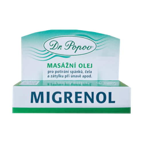 Migrenol roll-on olio da massaggio, 10 ml