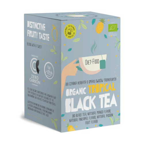 BIO Tè nero - mango, ananas, frutto della passione, 20 x 2 g