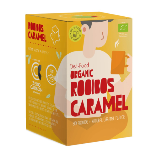 Tè di rooibos BIO con caramello, 20 x 1,5 g