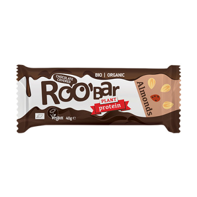BIO Roobar barretta proteica – mandorle & cioccolato