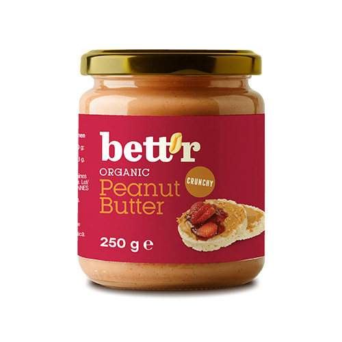 Crema di arachidi BIO – con pezzi, 250 g
