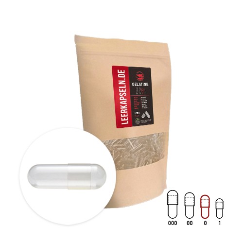Capsule vuote 0, 1000 pezzi