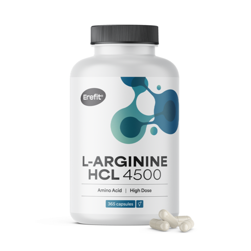 L-arginina HCL 4500 mg in capsule