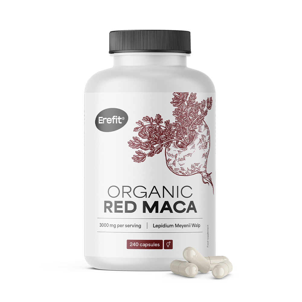Maca Rossa 3000 mg con vitamina C naturale.