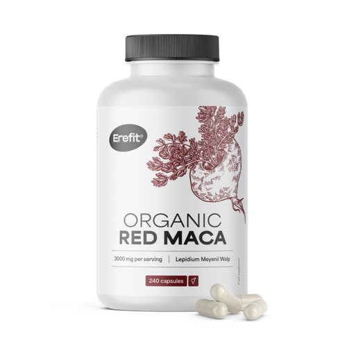 BIO Maca rossa 3000 mg con vitamina C naturale