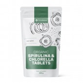 BIO Alghe Spirulina + Chlorella, detox e digestione, 400 compresse