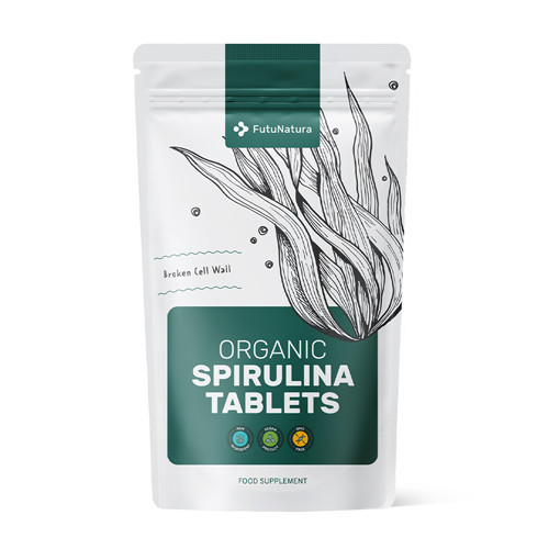 Bio spirulina compresse