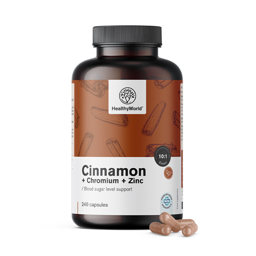 Cannella con cromo e zinco per livelli ottimali di glucosio