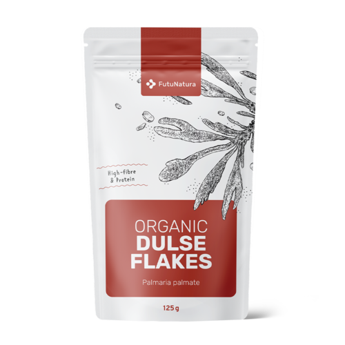 BIO Dulse in fiocchi – 100% foglie di alga dulse, 125 g
