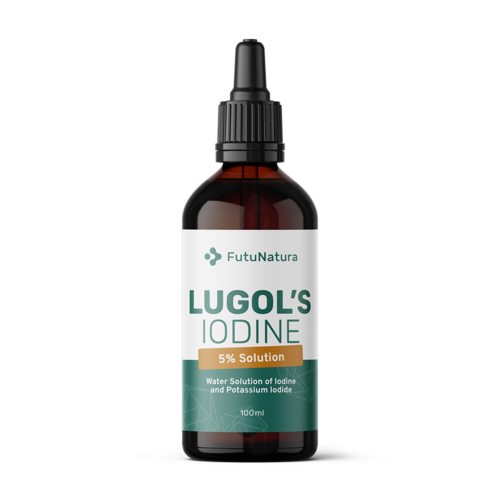 Soluzione di Lugol 5% con pipetta, 100 ml