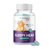 SLEEPY HEAD - Caramelle gommose per bambini per il sonno, 30 caramelle gommose