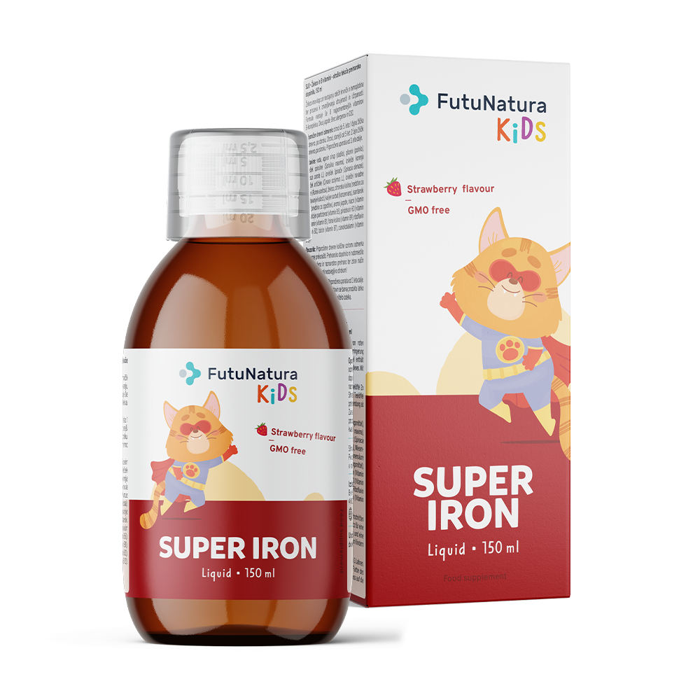 Super Iron: Ferro + vitamine B – Integratore in forma liquida per bambini