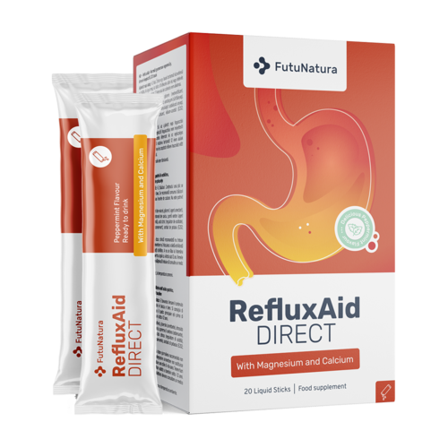 RefluxAid DIRECT - bevanda per l'acidità gastrica, 20 bustine