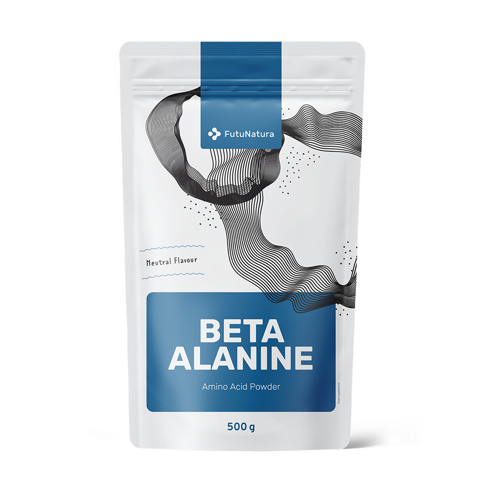 Beta-alanina in polvere.