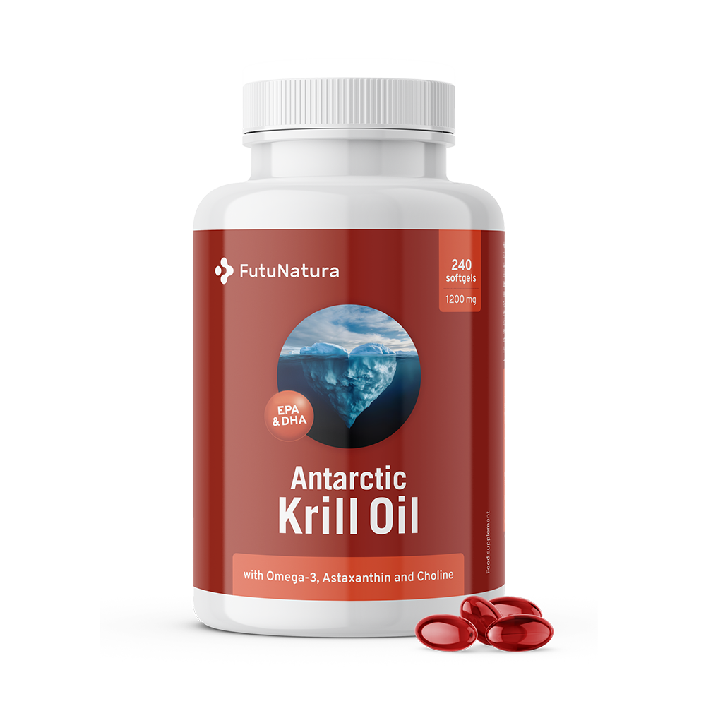 Olio di krill 1200 mg, 240 capsule molli