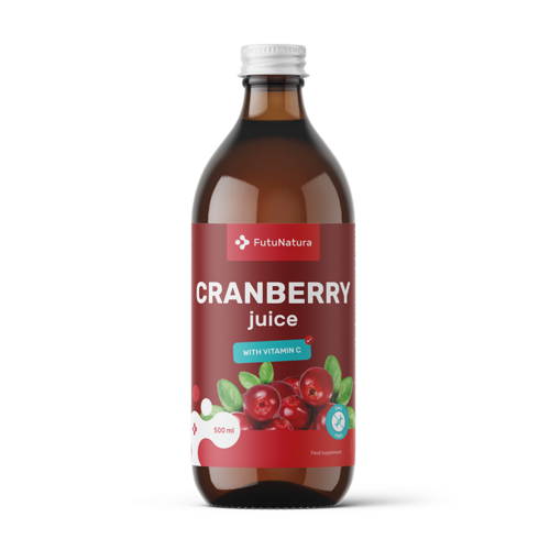 Succo di mirtillo rosso - vescica e vie urinarie, 500 ml