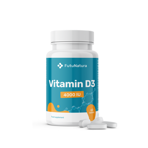 Vitamina D3, 4000 IU - sistema immunitario, 60 compresse