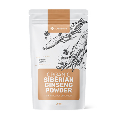 BIO Ginseng siberiano in polvere, 200 g