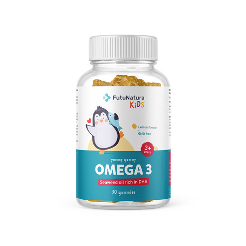 OMEGA-3 – Caramelle gommose per bambini, 30 caramelle gommose 