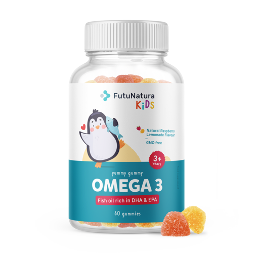OMEGA-3 – Caramelle gommose per bambini, 60 caramelle gommose