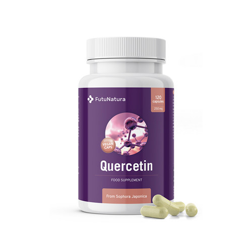 Quercetina 250 mg - allergie e infiammazioni, 120 capsule