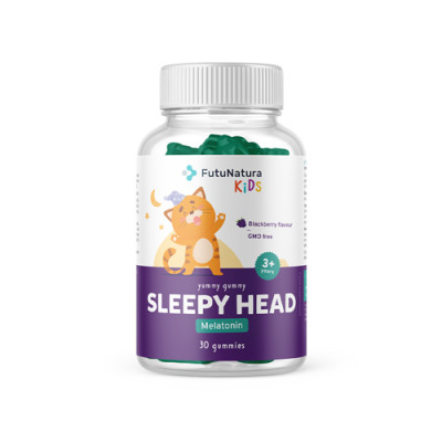 SLEEPY HEAD - Caramelle gommose per bambini per il sonno