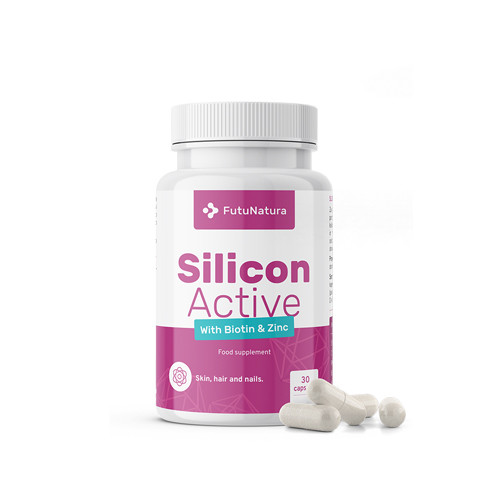 Silicio Active - pelle e unghie, 30 capsule