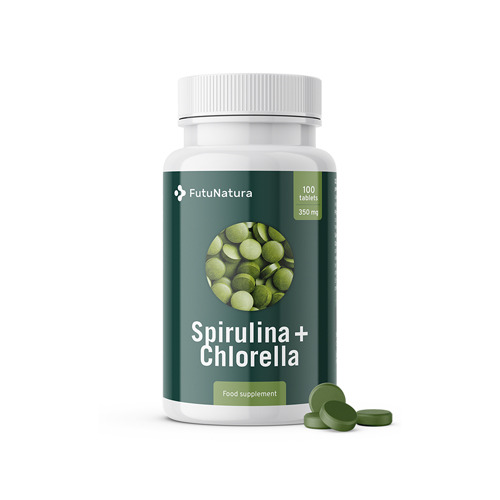 Alga Spirulina e Chlorella