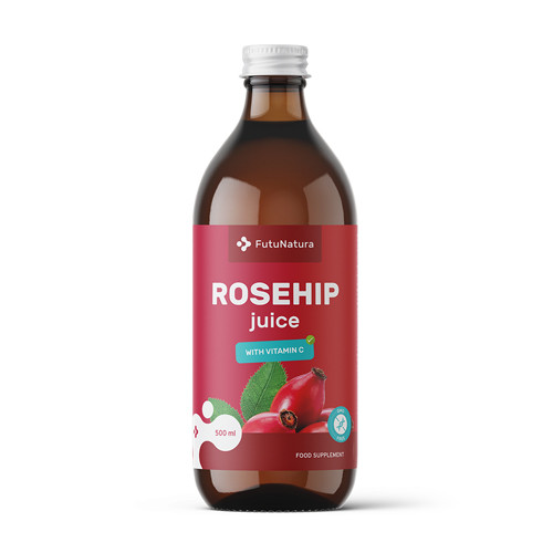 100% succo di rosa canina