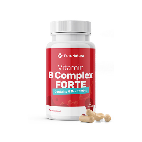 Complesso vitaminico B in capsule.