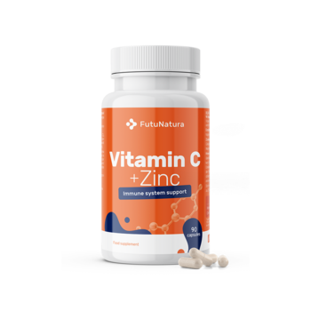 Vitamina C + Zinco, 90 capsule.