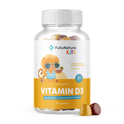 Vitamina D3 – Gommose per bambini, 90 caramelle gommose