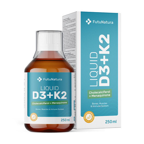 Vitamine D3 + K2 – in liquido, 250 ml