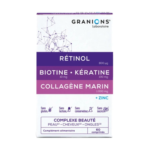 Collagene + biotina + retinolo – complesso per la bellezza