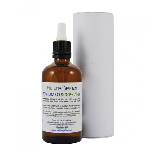 99,9% DMSO + succo di aloe con pipetta