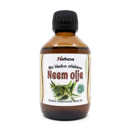 Olio di neem, BIO, spremuto a freddo, 200 ml
