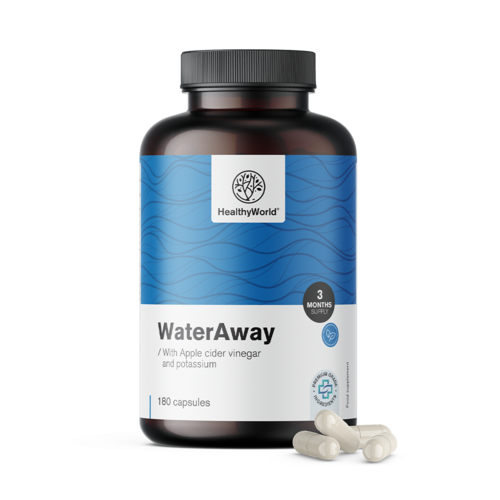 WaterAway – capsule per l'escrezione di acqua, 180 capsule