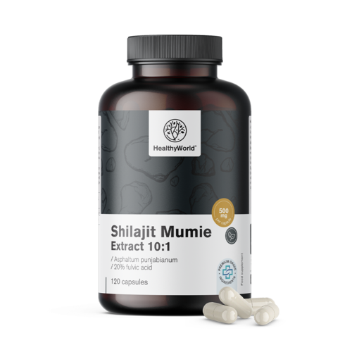 Shilajit Mumio Extract 10:1, 120 capsule