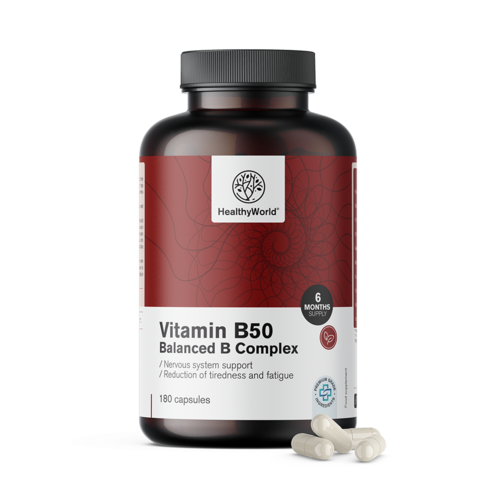 Vitamine B50 complex, 180 capsule