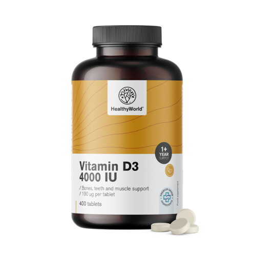Vitamina D3 4000 U.I., 400 compresse