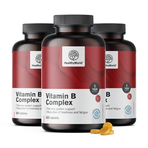3x Vitamine B-complex, totale 1095 compresse